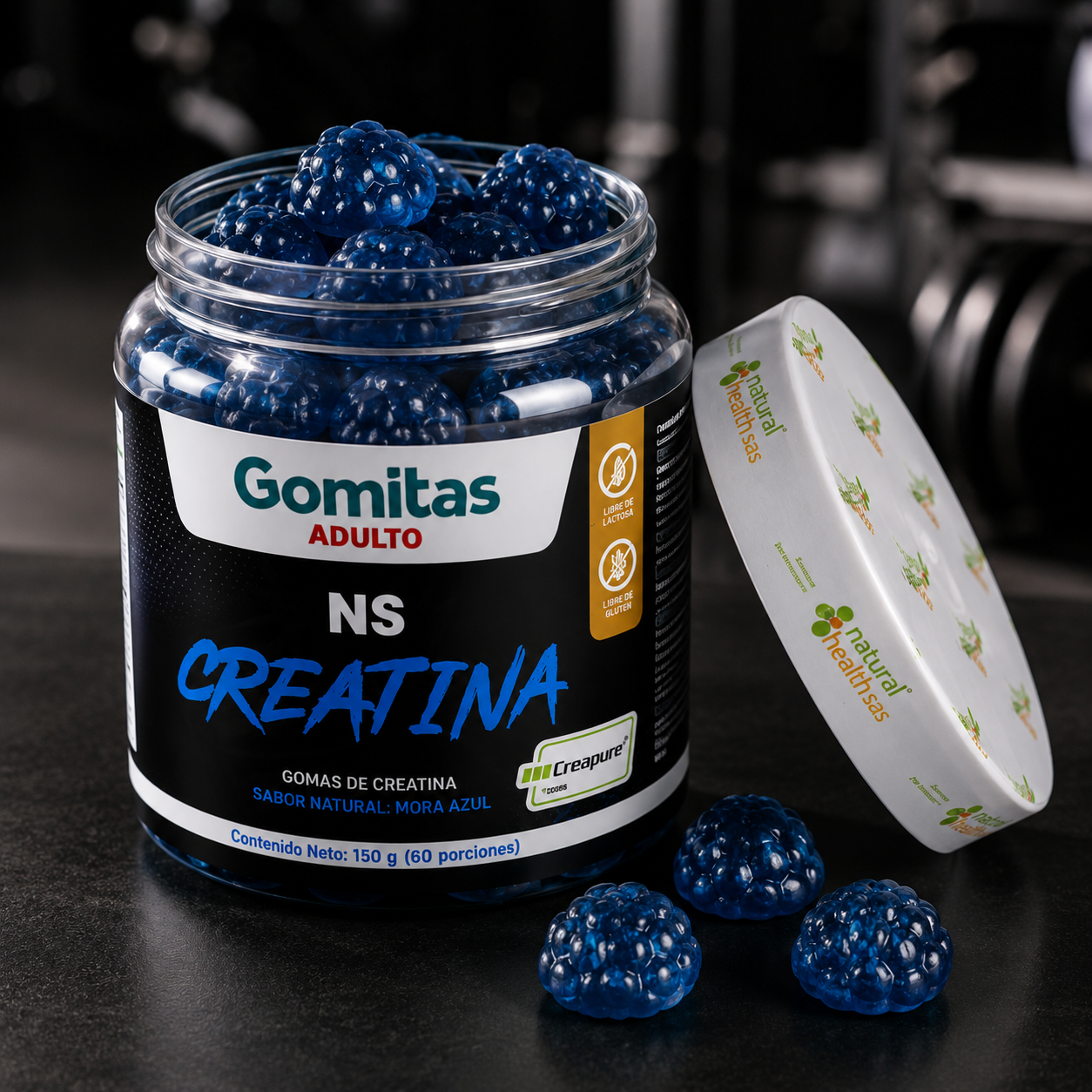 GOMITAS DE CREATINA PURA